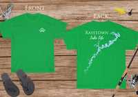 Raystown Lake Life - Cotton Short Sleeved - FRONT & BACK PRINTED - Short Sleeved Cotton Tee - Pennsylvania Lake