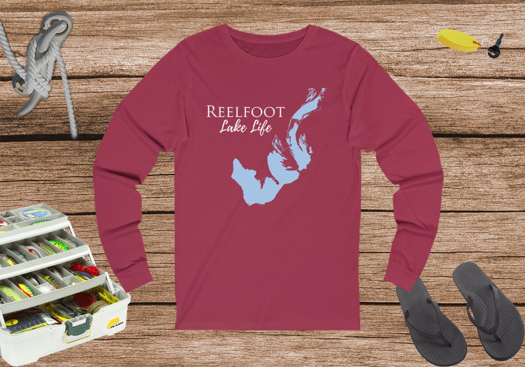 Reelfoot Lake Life - Unisex Jersey Long Sleeve Tee - Tennessee Lake