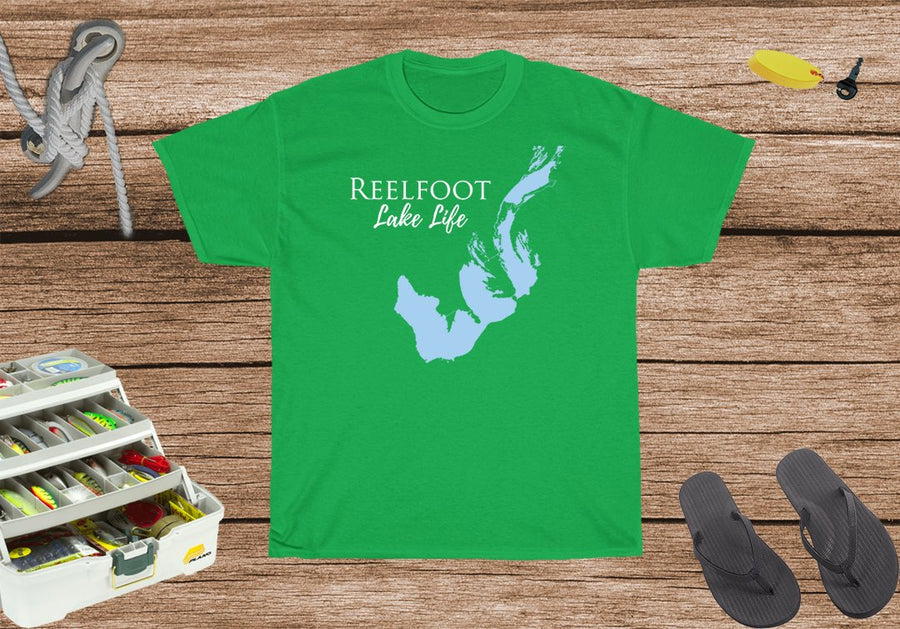 Reelfoot Lake Life Heavy Cotton Tee  - Tennessee Lake