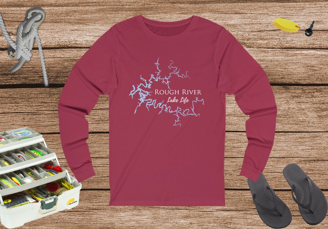 Rough River Lake Life Unisex Cotton Jersey Long Sleeve Tee - Kentucky Lake