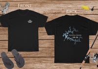 Rough River Lake Life - Cotton Short Sleeved - FRONT & BACK PRINTED - Short Sleeved Cotton Tee -  Kentucky Lake