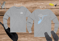 Great Sacandaga Long Sleeve Shirt - Unisex Jersey Long Sleeve Tee - New York Lake