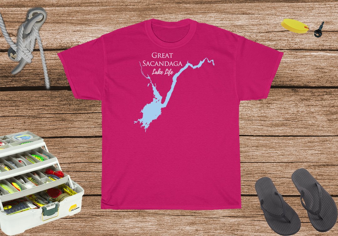 Great Sacandaga Heavy Cotton Tee - New York Lake
