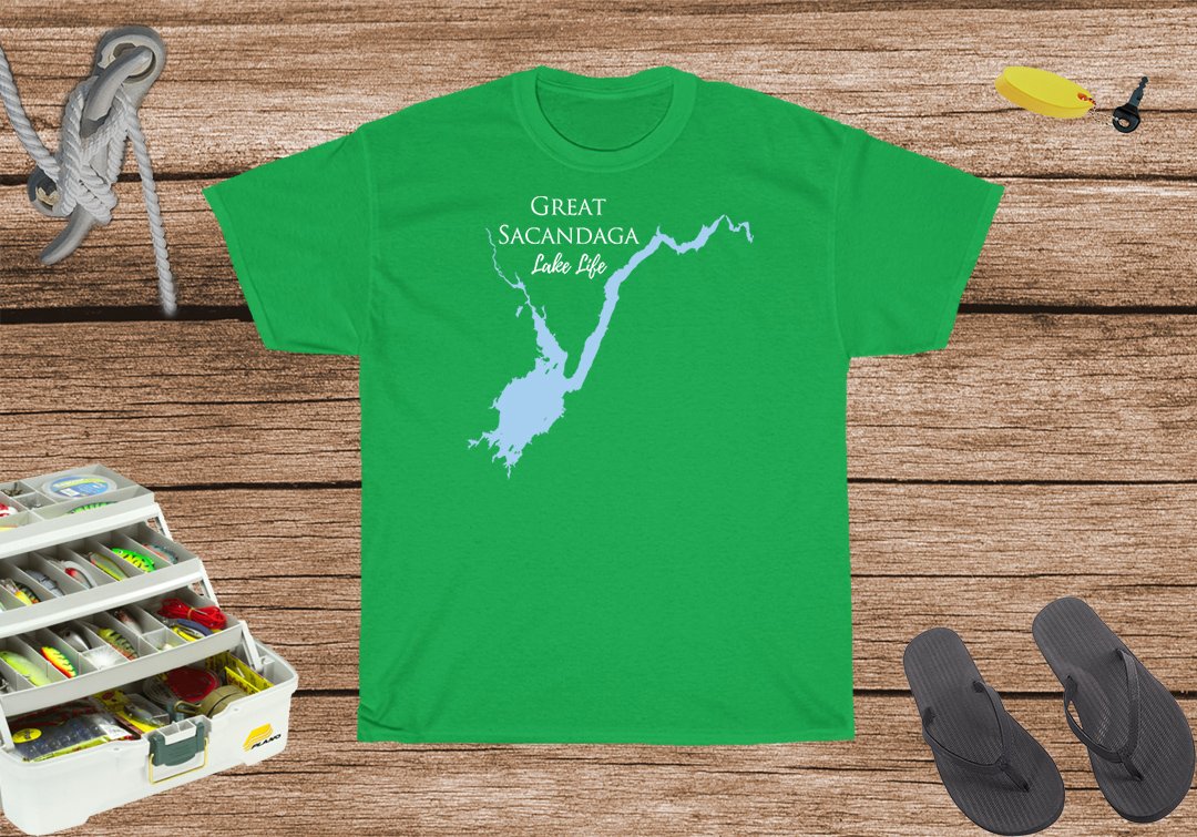 Great Sacandaga Heavy Cotton Tee - New York Lake