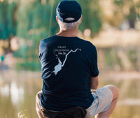Great Sacandaga Lake Life - Cotton Short Sleeved - FRONT & BACK PRINTED - Short Sleeved Cotton Tee - New York Lake