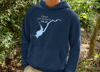Sacandaga Lake Hoodie Sweatshirt - New York Lake
