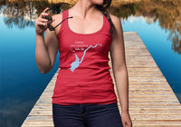 Great Sacandaga Lake Women's Ideal Racerback Tank - New York Lake