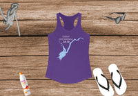 Great Sacandaga Lake Women's Ideal Racerback Tank - New York Lake