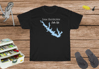 Sam Rayburn Lake Life Heavy Cotton Tee - Texas Lake