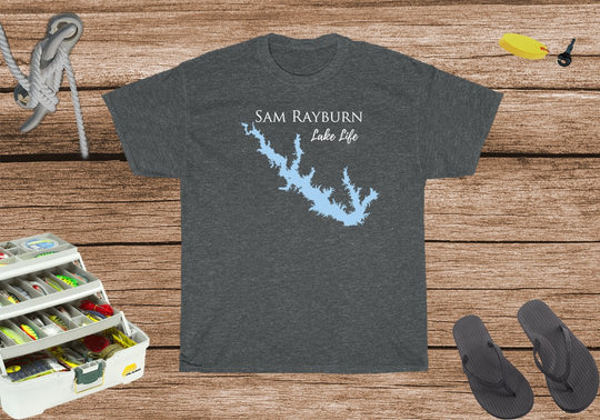 Sam Rayburn Lake Life Heavy Cotton Tee - Texas Lake