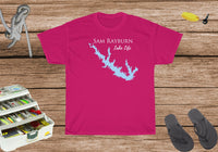 Sam Rayburn Lake Life Heavy Cotton Tee - Texas Lake