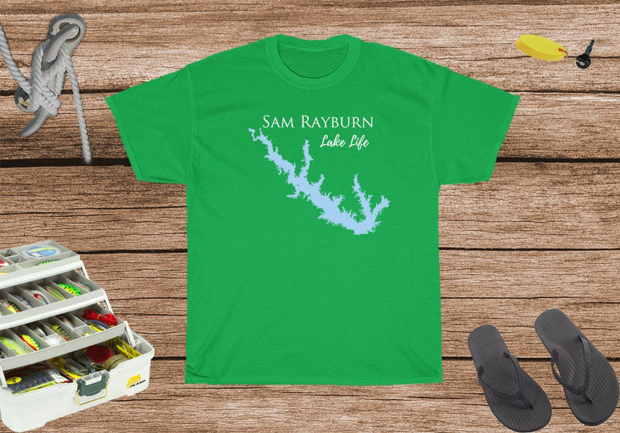 Sam Rayburn Lake Life Heavy Cotton Tee - Texas Lake