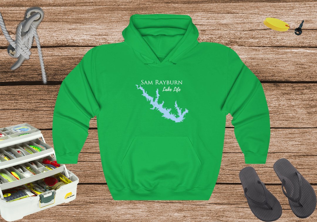 Sam Rayburn Lake Life Hoodie Sweatshirt - Texas Lake