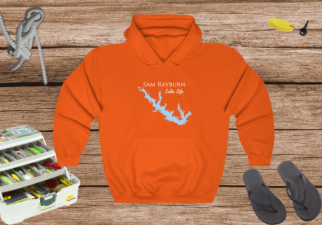 Sam Rayburn Lake Life Hoodie Sweatshirt - Texas Lake