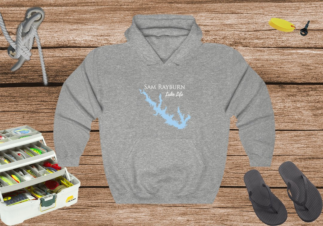 Sam Rayburn Lake Life Hoodie Sweatshirt - Texas Lake