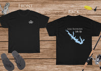 Sam Rayburn Lake Life - Cotton Short Sleeved - FRONT & BACK PRINTED - Short Sleeved Cotton Tee - Texas Lake