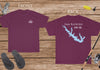 Sam Rayburn Lake Life - Cotton Short Sleeved - FRONT & BACK PRINTED - Short Sleeved Cotton Tee - Texas Lake
