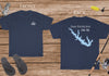 Sam Rayburn Lake Life - Cotton Short Sleeved - FRONT & BACK PRINTED - Short Sleeved Cotton Tee - Texas Lake