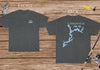 Load image into Gallery viewer, Shelbyville Lake Life - Cotton Short Sleeved - FRONT &amp; BACK PRINTED - Short Sleeved Cotton Tee - Illinois Lake