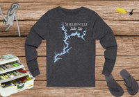 Shelbyville Lake Life Unisex Cotton Jersey Long Sleeve Tee - Illinois Lake