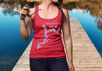 Shelbyville Lake Life Women's Ideal Racerback Tank - Illinois Lake