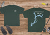 Load image into Gallery viewer, Shelbyville Lake Life - Cotton Short Sleeved - FRONT &amp; BACK PRINTED - Short Sleeved Cotton Tee - Illinois Lake