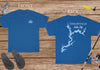 Shelbyville Lake Life - Cotton Short Sleeved - FRONT & BACK PRINTED - Short Sleeved Cotton Tee - Illinois Lake
