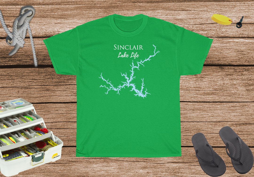 Sinclair Lake Life Heavy Cotton Tee - Georgia Lake