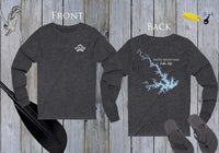 Smith Mountain Lake Life Unisex Cotton Jersey Long Sleeve Tee - Back Printed - Virginia Lake