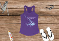 Smith Mountain Lake Women's Ideal Racerback Tank - Virginia Lake