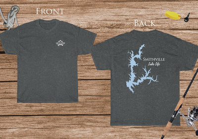 Smithville Lake Life - Cotton Short Sleeved - FRONT & BACK PRINTED - Short Sleeved Cotton Tee - Missouri Lake