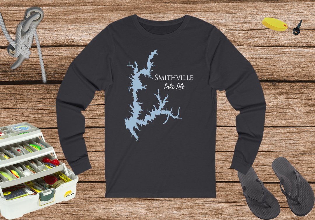 Smithville Lake Life Unisex Cotton Jersey Long Sleeve Tee - Missouri Lake