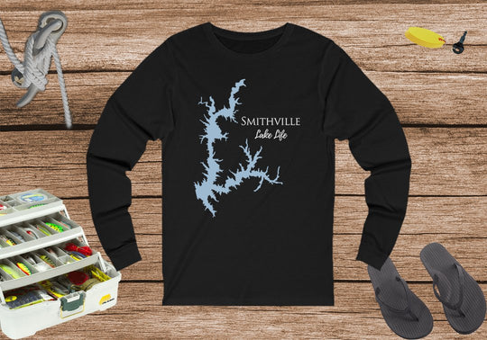 Smithville Lake Life Unisex Cotton Jersey Long Sleeve Tee - Missouri Lake