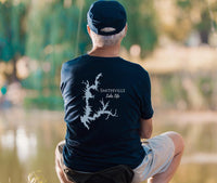Smithville Lake Life - Cotton Short Sleeved - FRONT & BACK PRINTED - Short Sleeved Cotton Tee - Missouri Lake