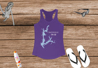 Smithville Lake Life Women's Ideal Racerback Tank - Missouri Lake