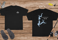 Smithville Lake Life - Cotton Short Sleeved - FRONT & BACK PRINTED - Short Sleeved Cotton Tee - Missouri Lake