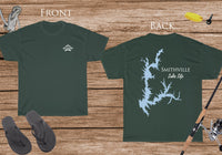 Smithville Lake Life - Cotton Short Sleeved - FRONT & BACK PRINTED - Short Sleeved Cotton Tee - Missouri Lake