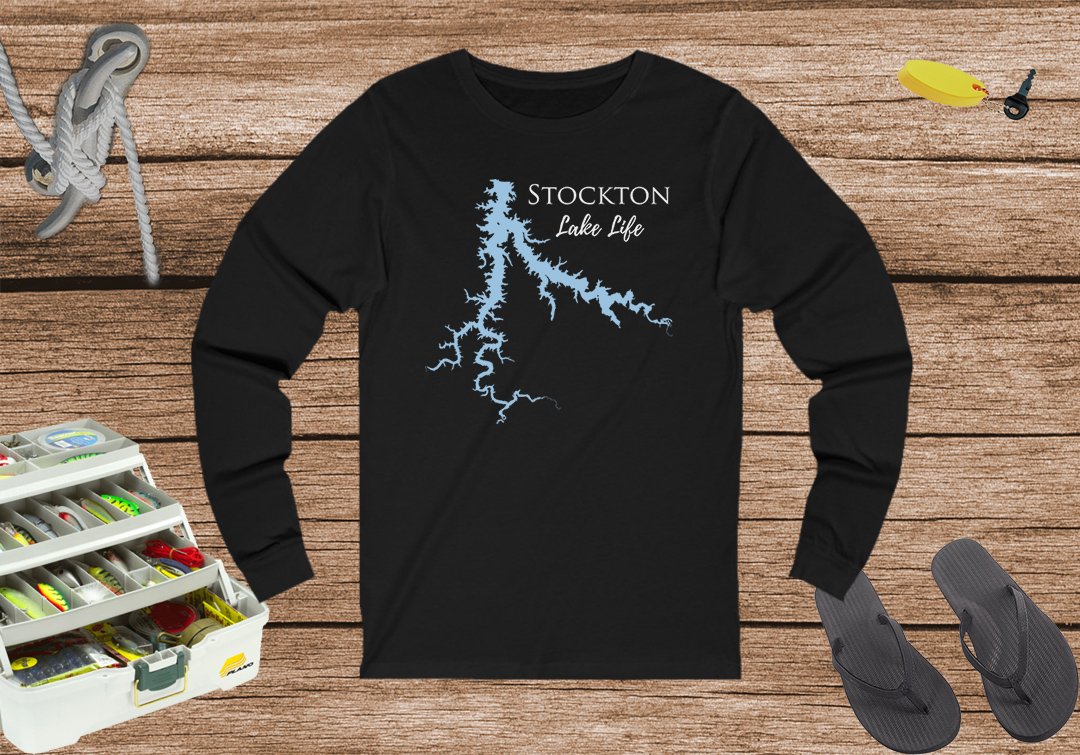 Stockton Lake Life Unisex Cotton Jersey Long Sleeve Tee - Missouri Lake