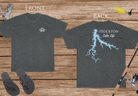 Stockton Lake Life - Cotton Short Sleeved - FRONT & BACK PRINTED - Short Sleeved Cotton Tee -  Missouri Lake