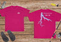 Stockton Lake Life - Cotton Short Sleeved - FRONT & BACK PRINTED - Short Sleeved Cotton Tee -  Missouri Lake