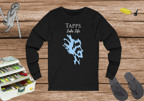 Lake Tapps Lake Life Unisex Cotton Jersey Long Sleeve Tee - Washington Lake