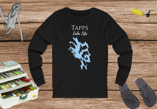 Lake Tapps Lake Life Unisex Cotton Jersey Long Sleeve Tee - Washington Lake