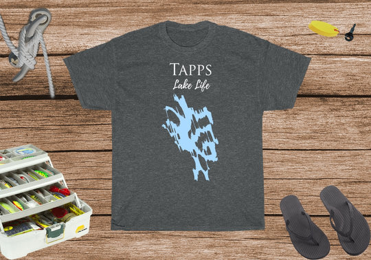 Lake Tapps Lake Life Heavy Cotton Tee - Washington Lake