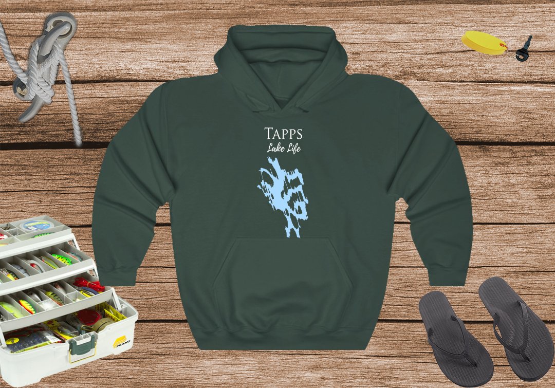 Tapps Lake Life Hoodie Sweatshirt - Washington Lake