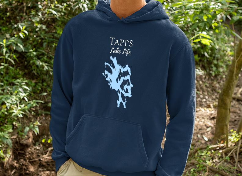 Tapps Lake Life Hoodie Sweatshirt - Washington Lake