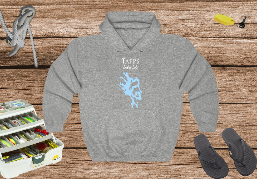 Tapps Lake Life Hoodie Sweatshirt - Washington Lake