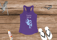Tapps Lake Life Women's Ideal Racerback Tank -  Washington Lake