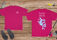 Tapps Lake Life - Cotton Short Sleeved - FRONT & BACK PRINTED - Short Sleeved Cotton Tee -  Washington Lake