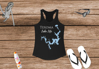 Texoma Lake Life Women's Ideal Racerback Tank - Texas & Oklahoma Lake