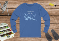 Tims Ford Lake Life Unisex Cotton Jersey Long Sleeve Tee - Tennessee Lake
